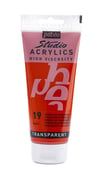 Pebeo Studio Acrylics HV- Transparent Vermilion