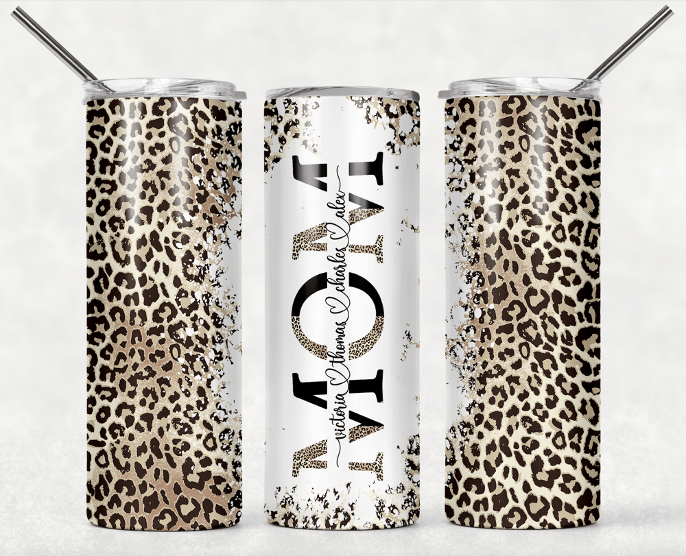 Image of Mom 20 oz Tumbler Cheetah 