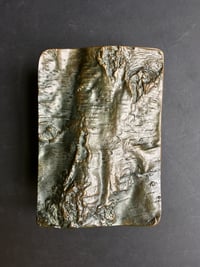Image 2 of Set of Two Bronze Door Handles with Tree Bark Design