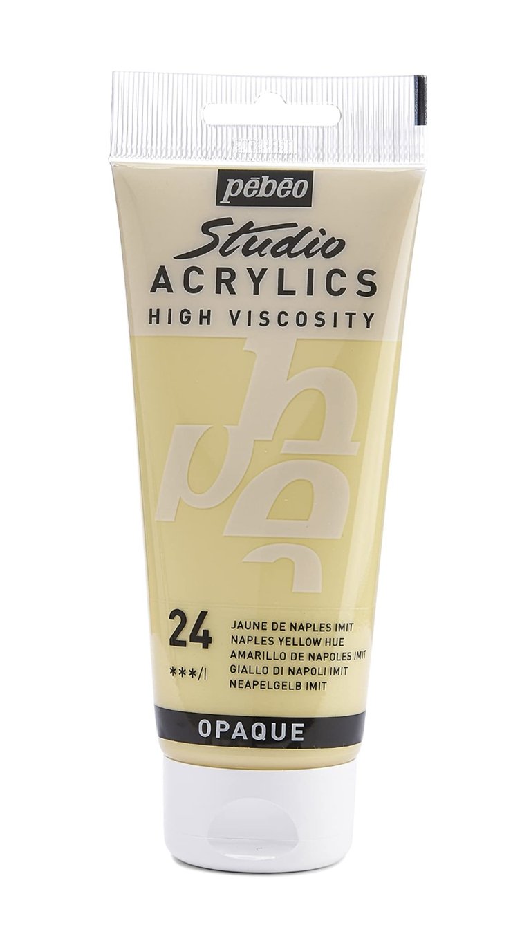Pebeo Studio Acrylics HV- Naples Yellow Hue