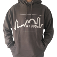 Grey Skyline Hoodie