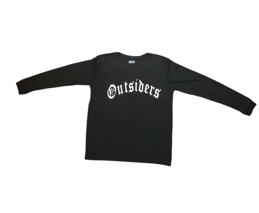 Image of Rebel Outsiders " Black " Long Sleeve Shirt 