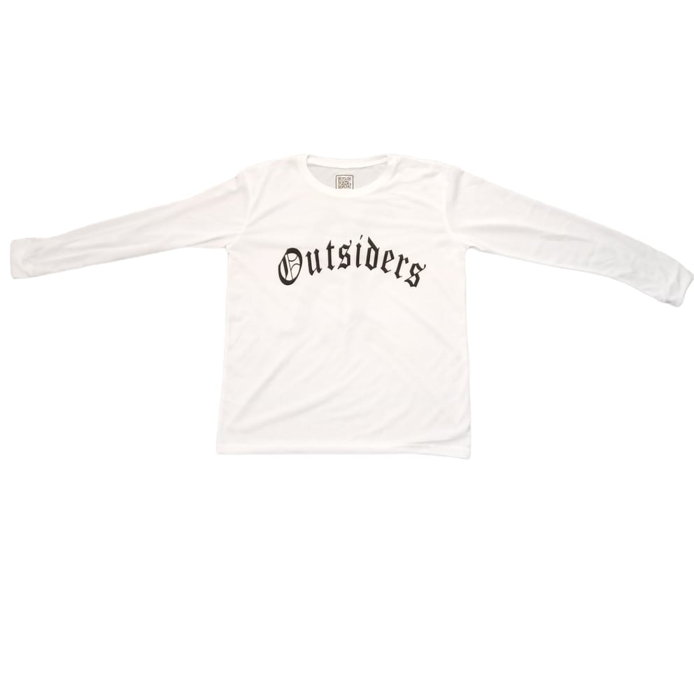 Image of Rebel Outsiders " White  " Long Sleeve Shirt 