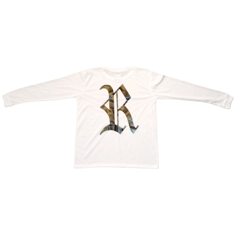 Image of Rebel Outsiders " White  " Long Sleeve Shirt 