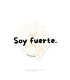 Soy Fuerte - Sticker