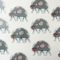 Beetle in Boots Vinyl Sticker