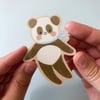 Lil Panda Stuffed Animal Vinyl Sticker
