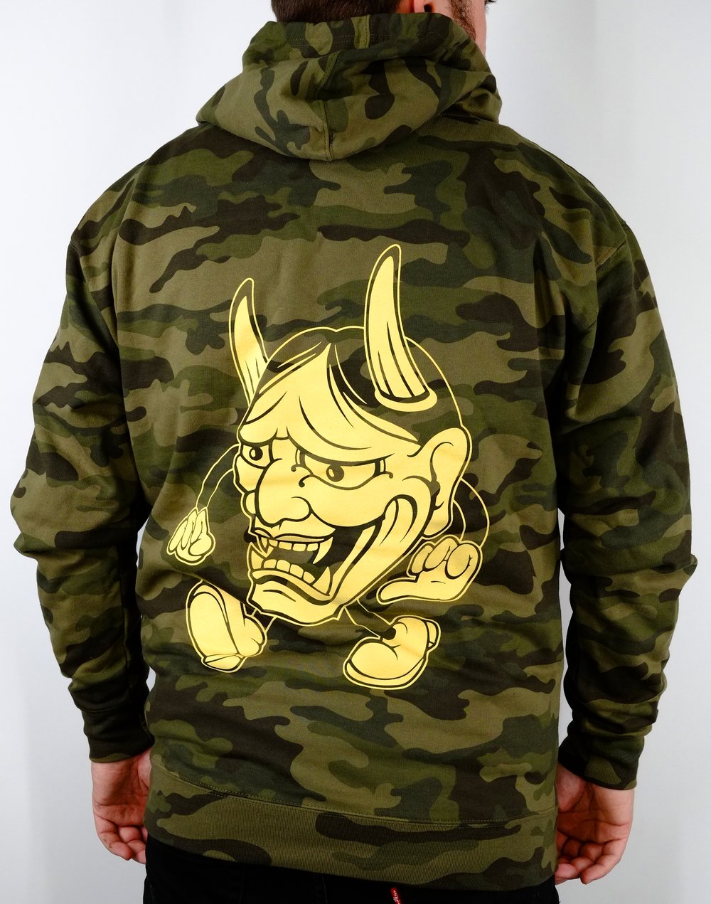  LIMITED QUANTITIES LEFT! Hannya Camo Hoodie