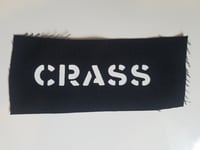 Crass Stencil Cloth Patch