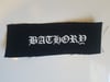 Bathory Cloth Patch