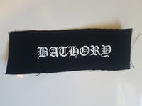 Bathory Cloth Patch