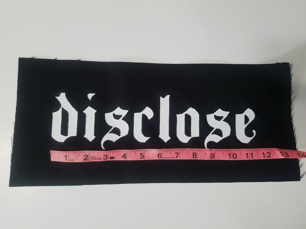 Disclose Logo Shoulder Patch