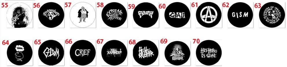 1.25" PUNK BUTTONS