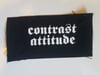 Contrast Attitude Cloth Patch