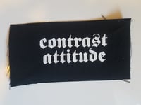 Contrast Attitude Cloth Patch