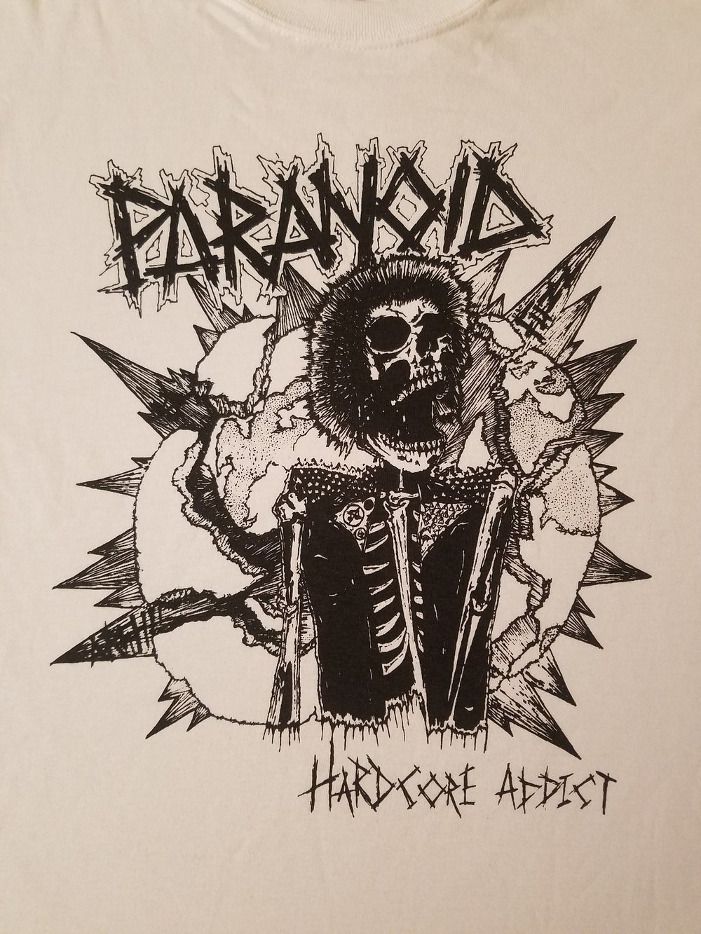Paranoid - Hardcore Shirt