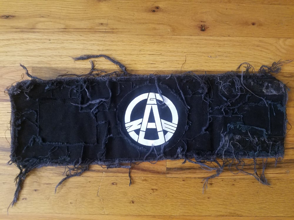 Gauze Black Patchy Armband