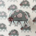 Beetle in Boots Vinyl Sticker