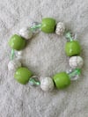 Lime green vintage bracelet