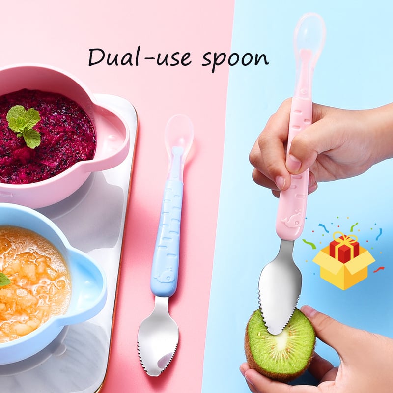 Baby Spoons Dual Edge (2 Pack) – Chic Buddy