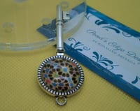 Image 2 of Swirly Tile Key Necklace