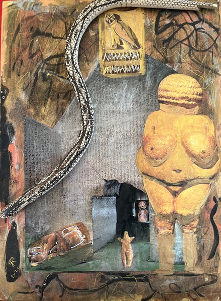 Image of Paleolithic Goddesses Making Magic 