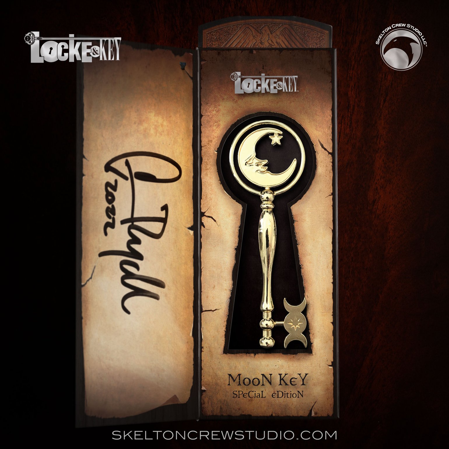 Image of Locke & Key: CHARITY SIGNED Special Edition Moon Key! 