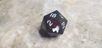 Image 4 of Dump Dice - Black with Red Glitter