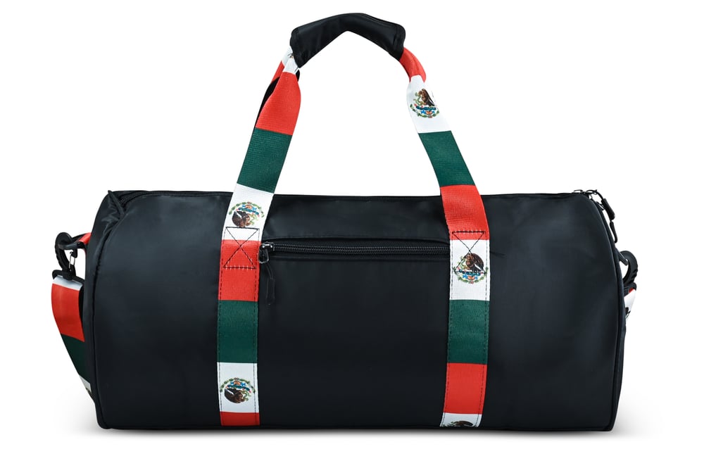 Image of Mexico Flag Waterproof Duffle Bag