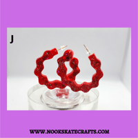 Image 2 of Squiggle Earrings