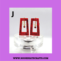 Image 2 of Rectangle Earrings