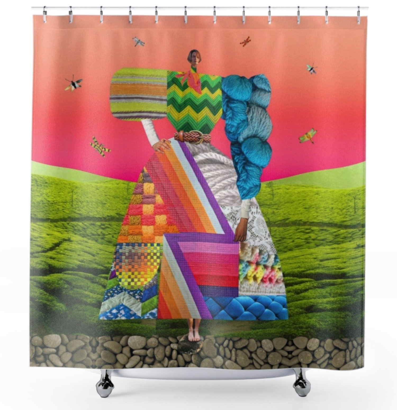 Plate No. 457 Shower Curtain