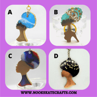 Image 1 of Female-Shaped Keychains