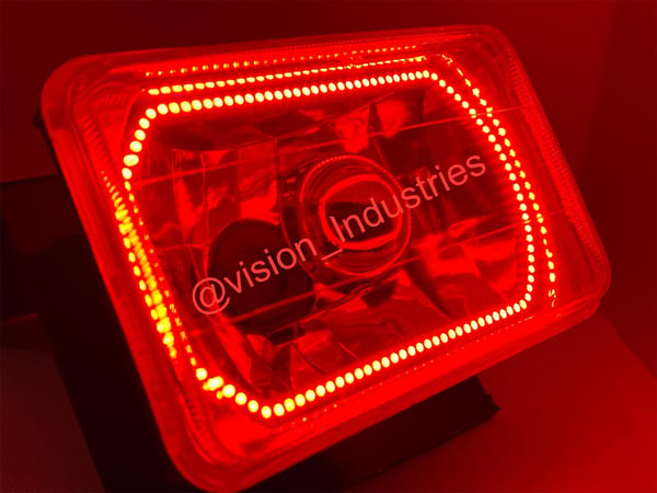Image of ORACLE 4X6 RED MICRO SMD HALO SET OF (4)