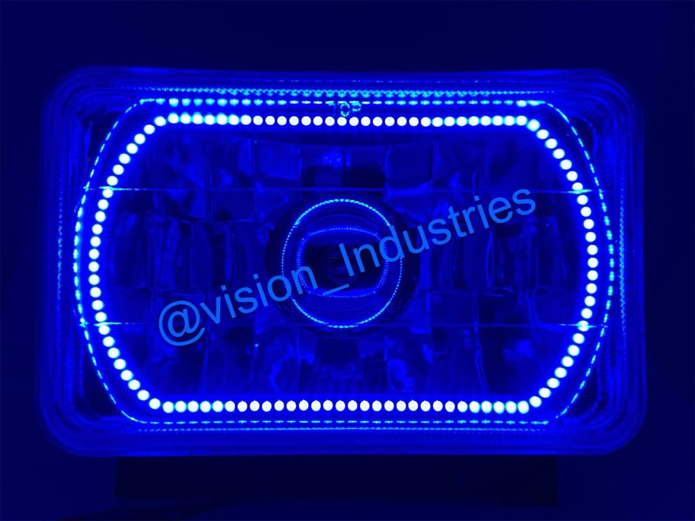 Image of #VISION 4X6 BLUE SMD NEW PRODUCT RELEASE! VISION INDUSTRIES   HALO SET OF (4)