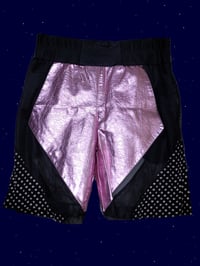 Image 1 of KTZ pink metallic shorts