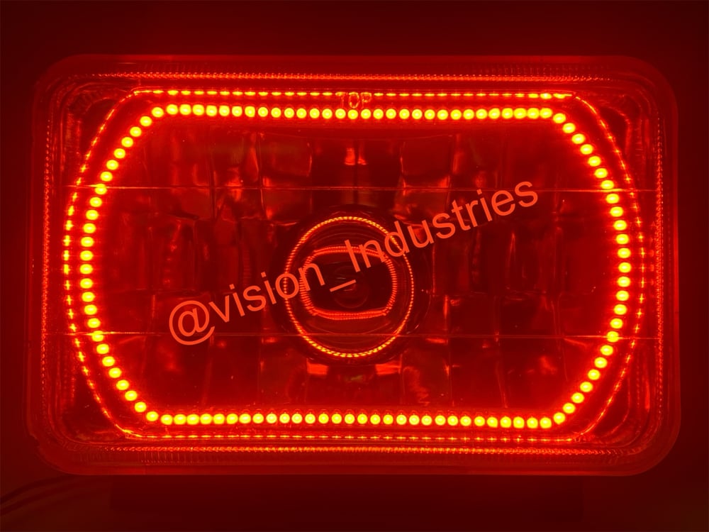 Image of  #VISION 4X6 ORANGE SMD NEW PRODUCT RELEASE! VISION INDUSTRIES   HALO SET OF (4)