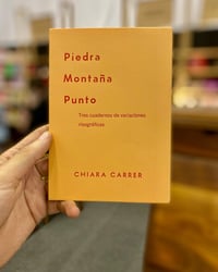Image 1 of Piedra. Montaña. Punto. Tres cuadernos de variaciones risográficas - Chiara Carrer