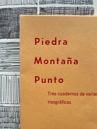 Image 3 of Piedra. Montaña. Punto. Tres cuadernos de variaciones risográficas - Chiara Carrer