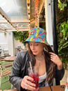Multi colour/ black reversible bubba bucket 