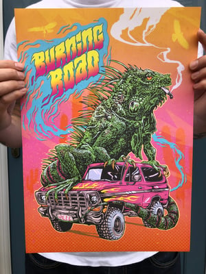 Image of 'Burning Road' Print