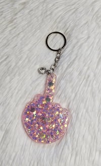 Ballerina Pink F*** You Keychain