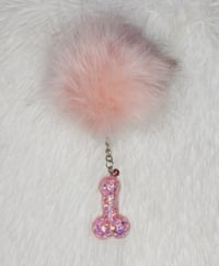 Ballerina Pink Penis Keychain