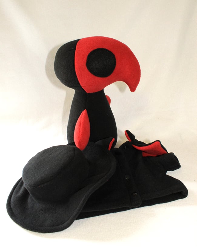 Red Plague Doctor Plushie