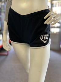 Image 3 of PL Ladies Splatter Heart Shorts