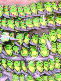 Image 2 of Knife Frog Enamel Pin