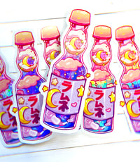 Image 1 of Holographic Night Sky Ramune Sticker
