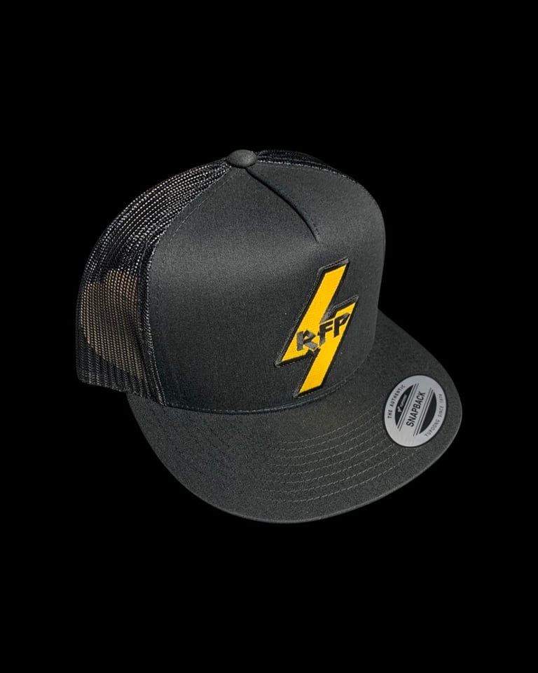 Gold Bolt Mesh Snapback Image 2