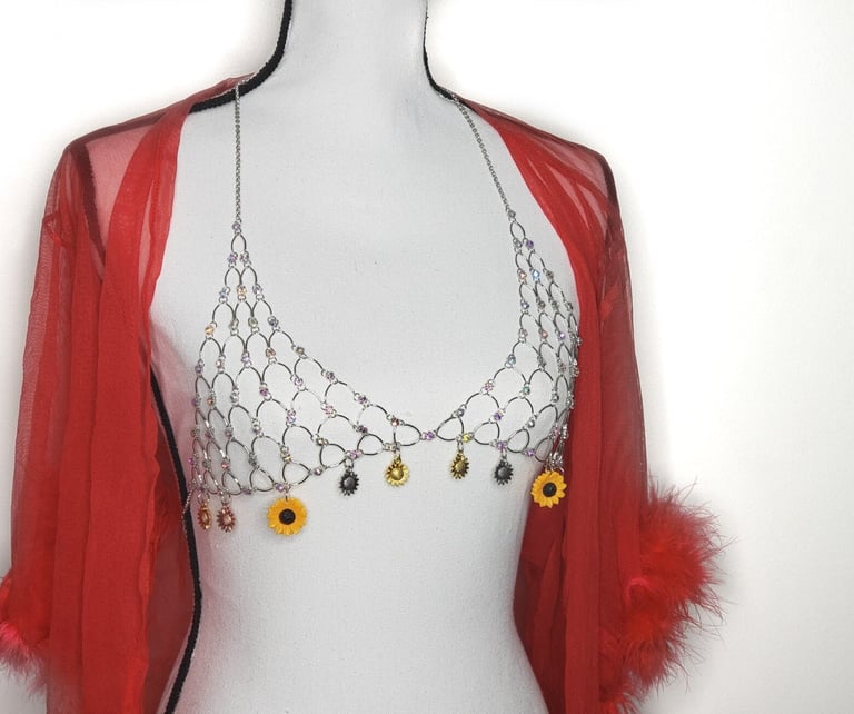 Sunflower Chain Bralette