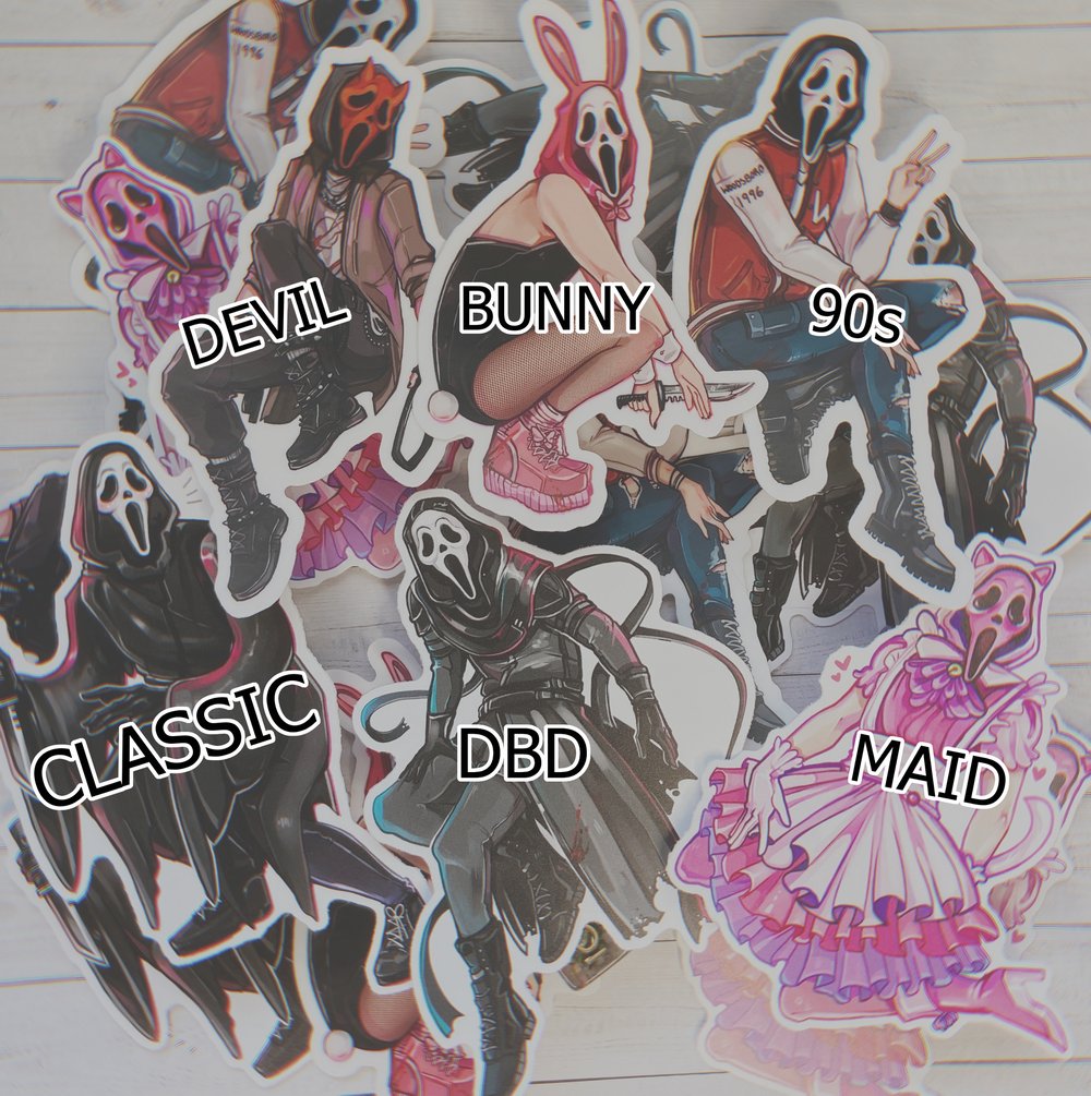 Ghost Dudes Vinyl Stickers! *NEW*